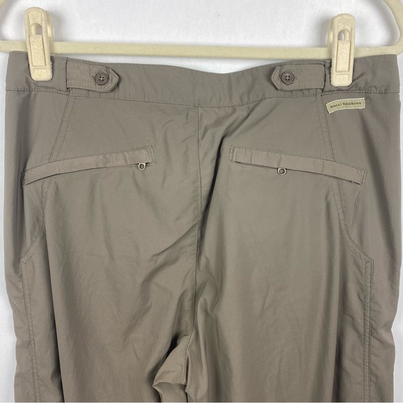 Royal Robbins Womens Nylon Hiking Outdoor Pants Green Size 12 Zip Pockets - Picture 4 of 6